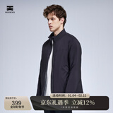 天石春秋3M新雪丽棉棉服男士外套短款连帽户外运动中间层薄夹克V160 黑色 立领款 M （170/92A)