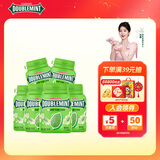 绿箭 无糖口香糖 薄荷味约40粒56g*6瓶 清新口气接吻糖 休闲零食糖果