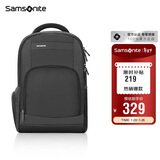 新秀丽（Samsonite）电脑包双肩包商务背包笔记本包休闲都市36B*09010黑色15英寸