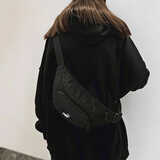 彪马（PUMA）男包女包 春季新款运动包学生收纳旅行包大容量单肩包胸包斜挎包 【主推】091486-01/黑色 OSFA