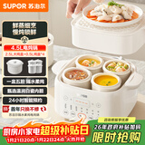 苏泊尔（SUPOR）电炖盅电炖锅隔水炖家用全自动煲汤炖汤锅陶瓷燕窝炖盅4.5L蒸炖一体多功能锅3-4人 DZ25FC873