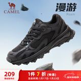 骆驼（CAMEL）漫游复古慢跑鞋男户外运动鞋子 K13S09L7015-1 珍珠黑 41