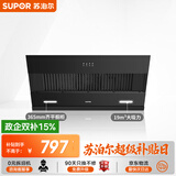 苏泊尔（SUPOR）抽吸排油烟机家用19m³侧吸式小户型简易适老齐平橱柜宽域拢烟不碰头以旧换新DJ13S