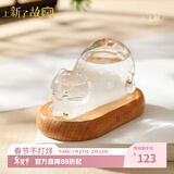 上新了文创 故宫御猫天气瓶 风暴瓶可爱桌面摆件礼品送女友生日礼物 白色