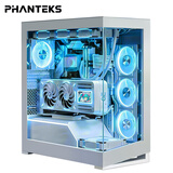 追风者（PHANTEKS）NV5白无立柱玻璃ATX游戏台式电脑机箱(支持背插/360水冷/8风扇位/270°海景房/5090)