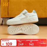 361°运动女鞋秋冬季学生复古厚底增高小白休闲板鞋子女682116601F-10