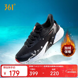 361°运动鞋男秋冬季款防泼水加绒保暖休闲跑步棉鞋子男款672342231B-3