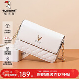 啄木鸟（TUCANO）包包女款2026年牛皮链条小方包单肩斜挎包新年货节生日礼物送女友