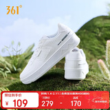 361°运动男鞋秋冬季学生复古厚底增高小白休闲板鞋子男672426611-1