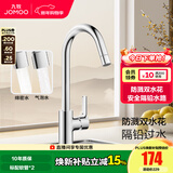 九牧（JOMOO）厨房水龙头洗菜盆水龙头台盆自来水龙头洗碗盆厨卫水槽冷热水龙头 A款-33080【爆款双水花-亮银】