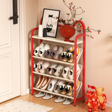 安尔雅简易鞋架多层家用门口鞋架子省空间入户门宿舍出租房金属小窄鞋柜