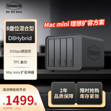 铁威马（TERRA MASTER）D8 Hybrid 8盘位混合型磁盘阵列盒 阵列柜 硬盘盒（4HDD+4M.2）适用Macmini/NAS扩展存储