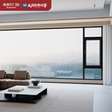 新豪轩锦轩105pro断桥铝门窗客厅卧室封阳台隔热玻璃隔音窗防盗窗户定制 固定窗（元/㎡）