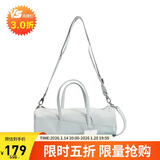 耐克（NIKE）男女单肩包 旅行包行李包桶包休闲包DQ5812-034 浅银