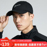 耐克NIKE运动配饰男女太阳帽棒球帽CLUB CAP帽子FB5369-010黑L/XL