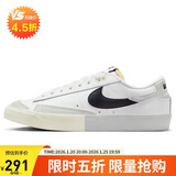 耐克NIKE运动板鞋男复刻BLAZER LOW运动鞋DZ2544-100白黑42