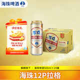 麒麟旗下（海珠）12P拉格500*24罐啤酒 整箱装踏春送礼端午节送礼