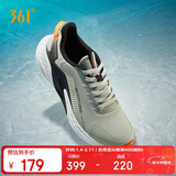 361°运动鞋男秋冬季雨屏防泼水通勤休闲减震慢跑步鞋子男672032222-5