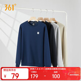 361°卫衣男装秋冬季长袖运动服休闲跑步圆领宽松上衣服652334801D-8