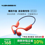 园世【X7第二代】游泳骨传导蓝牙耳机  IPX8级防水 跑步骑行运动健身 开放式32G内存自带MP3