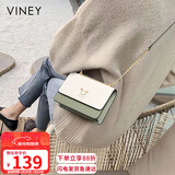 viney牛皮包包女包洋气斜挎链条包轻奢单肩包生日情人节礼物送女友老婆