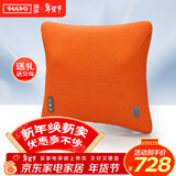 瑞多按摩抱枕 腰部按摩器靠垫靠枕充电 车载颈椎背部按摩仪 节日生日礼物送父母爸爸妈妈长辈B-200 B-200 /活力橙