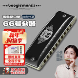BoogieMAN【园园同款】66号公路布鲁斯paddy十孔口琴成人儿童初学者C调口琴