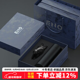 eno高档保温杯男女士999足银杯子茶水分离泡茶杯水杯定制商务办公杯 陨石黑  马到成功礼盒 证书随货 430ml