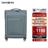 新秀丽（Samsonite）行李箱24英寸拉杆箱大容软箱飞机轮旅行箱包KE0雾霾蓝密码箱