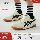 亚瑟士ASICS男鞋女鞋运动休闲鞋复古篮球鞋百搭板鞋 COURT MZ 米白色/黑色 42