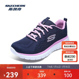 斯凯奇新年礼物男女鞋跑步鞋旅游鞋透气运动妈妈舒适健步鞋12615
