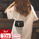 viney包包女包牛皮斜挎手机包洋气单肩链条包生日情人节礼物送女友老婆