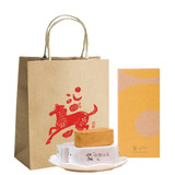 微热山丘凤梨酥10颗装网红伴手礼手工糕点零食中国台湾土凤梨酥中秋礼盒 凤梨酥5入-送马年纸礼袋