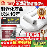 雨虹防水屋顶防水补漏材料房顶裂缝防水胶补漏王楼顶料液体抗裂-白色 5kg