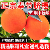 玫栀奉节脐橙 纽荷尔橙子正宗重庆奉节原产地新鲜伦晚年货节礼盒装 精选老树果85mm及以上 20斤（彩箱礼盒装）