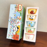 摩登主妇动物派对陶瓷碗米饭碗家用餐具儿童碗宝宝碗小碗个人专用