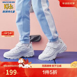 Skechers斯凯奇学生童鞋熊猫鞋男女童运动鞋老爹鞋魔术贴休闲跑鞋996212L