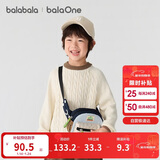 巴拉巴拉童装小童大童毛衣套头2025新款秋冬装打底衫男童女童撞色学院风潮