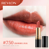 露华浓丽采保湿滋润唇膏女士哑光黑管口红4.2g不掉色美妆化妆品女彩妆 750#甜蜜珊瑚红（奶油质地）