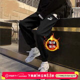 彪马（PUMA）裤子男裤 25冬季新款运动裤卫裤跑步针织长裤黑色束脚保暖休闲裤 内里抓绒/黑色/松紧脚口/主推款 L 180【推荐体重140-160斤】