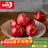 青苹果新年礼物水晶光泽玻璃水果盘轻奢家用客厅会所婚庆装饰8.5英寸