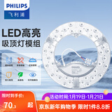 飞利浦三基色环形灯管荧光节能灯管吸顶灯圆形灯芯灯盘蝴蝶形吸顶灯灯芯 升级LED灯盘32W三色