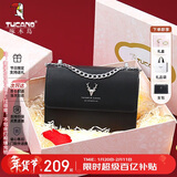 啄木鸟（TUCANO）包包女款2026年牛皮链条小方包单肩斜挎包新年货节生日礼物送女友