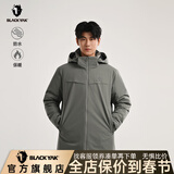 BLACKYAK2025冬新款防水鹅绒羽绒服男WYM697W蓬松度655 军绿色 180