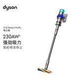 戴森（DYSON）V15 Detect Fluffy无绳吸尘器新一代蓝色【原装进口】手持无线 除螨 宠物家庭适用