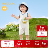 巴拉巴拉宝宝连体衣新生儿外出哈衣爬服2025夏装全棉舒适可爱209225120202