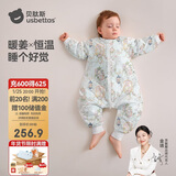 贝肽斯婴儿睡袋暖姜恒温儿童分腿睡袋婴幼儿防踢被睡衣冬季加厚 弗里德M