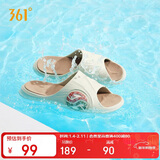 361°运动拖鞋男AG夏季篮球厚底沙滩休闲外穿凉拖鞋子男672426728-2