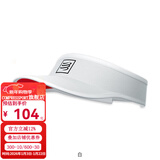 COMPRESSPORT空顶帽跑步马拉松男女遮阳帽子网球运动透气止汗防晒 【58克】经典 白 （可调大小）