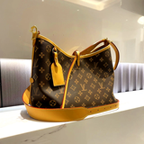 法国正品2026新款百搭奢侈品大容量托特子母包斜挎单肩包腋下包女 咖啡色大号（专柜礼盒包装）